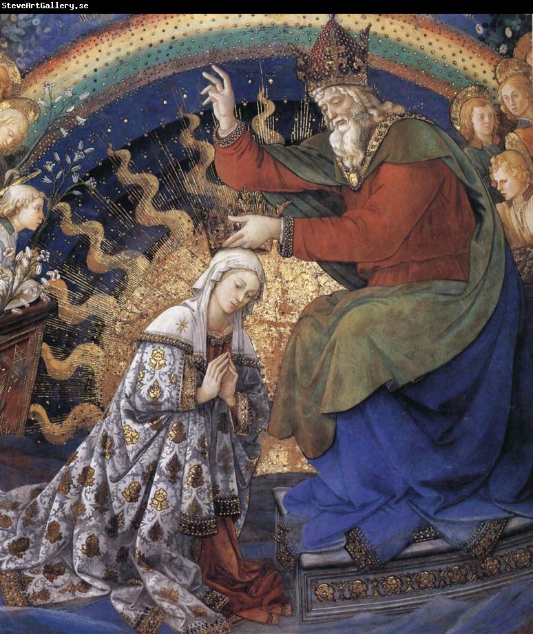 Fra Filippo Lippi Details of The Coronation of the Virgin